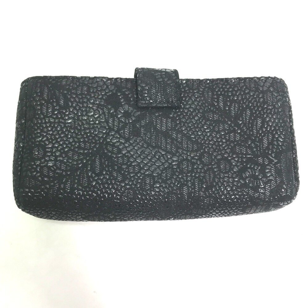 CHANEL Black Leather Logo Pouch - Picture 4 of 10